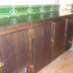 Ejemplo de mueble cámara frigorífica simulando madera